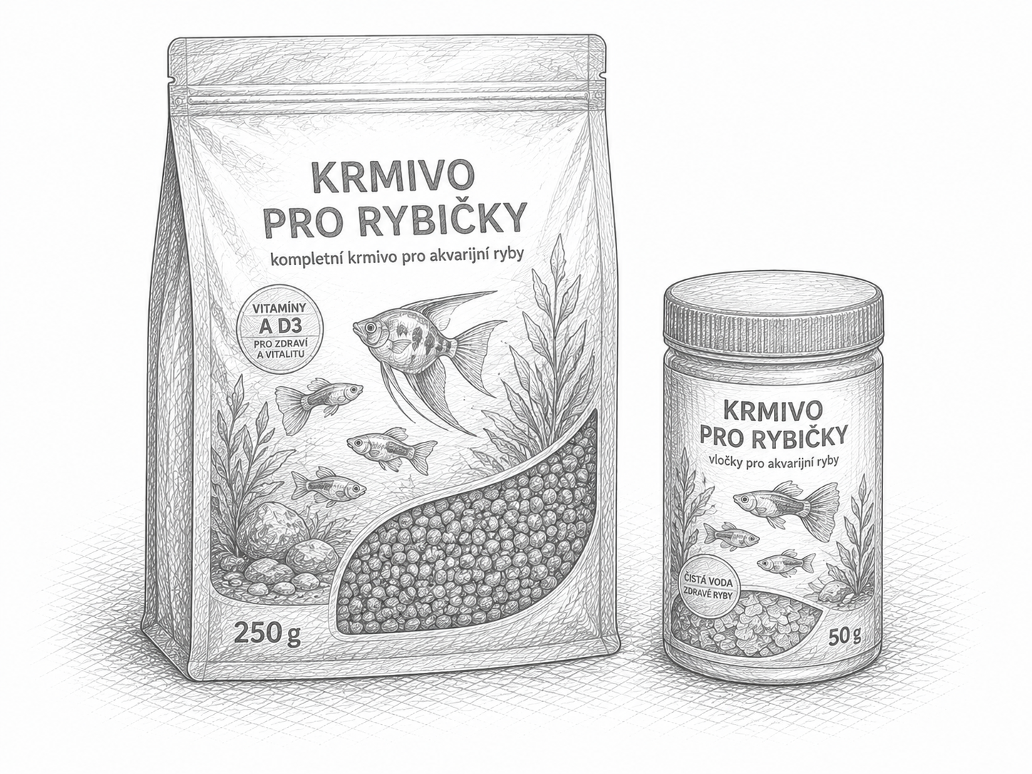 Krmivo pro rybičky 